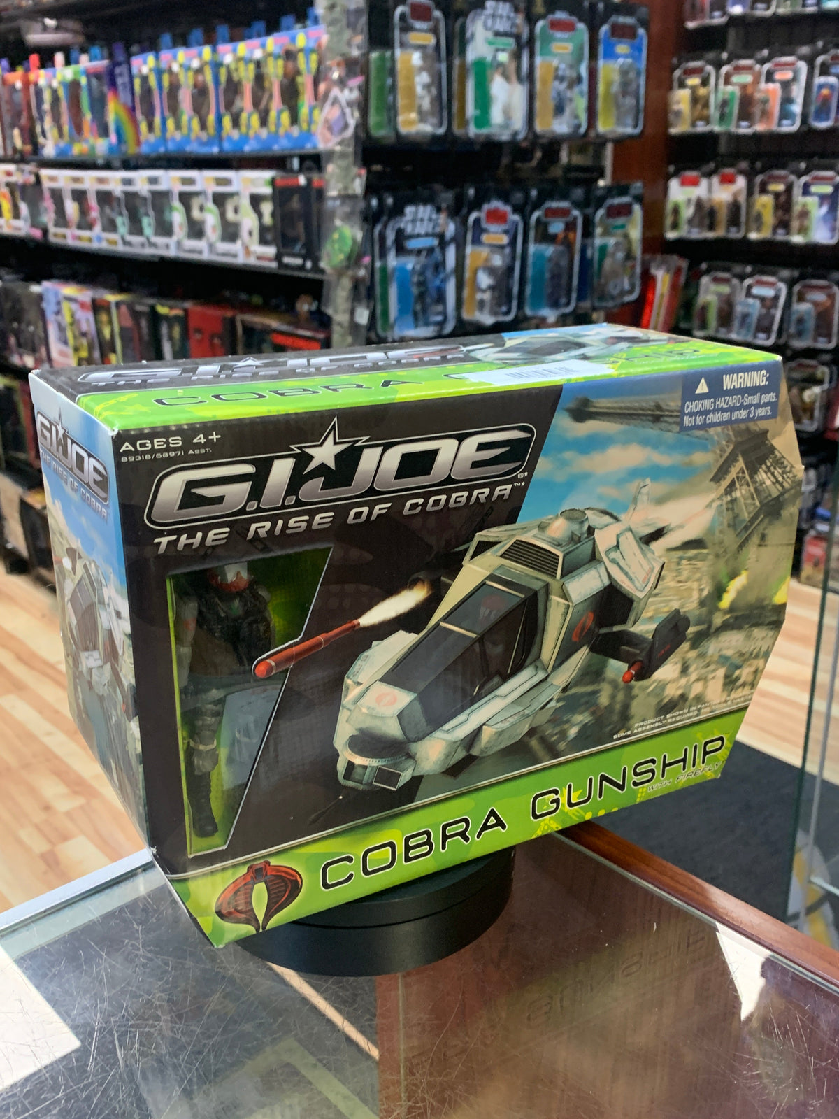Cobra Gunship with Firefly (GI Joe Rise of Cobra, Hasbro) SEALED product image 4, provided for visual reference and product