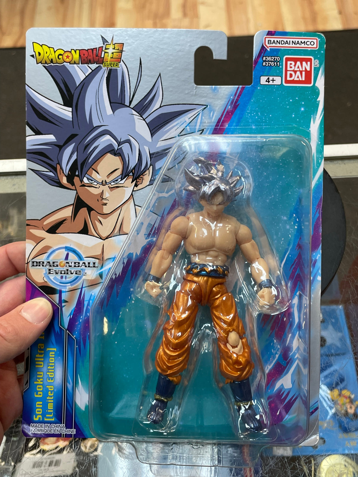 Son Goku Ultra Instinct *Limited Edition* (DragonBall Super Evolve, Bandai) SEALED product image 3, provided for visual