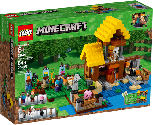 21144 LEGO Minecraft: The Farm Cottage (Retired) (Certified Complete) product image 1, provided for visual reference and