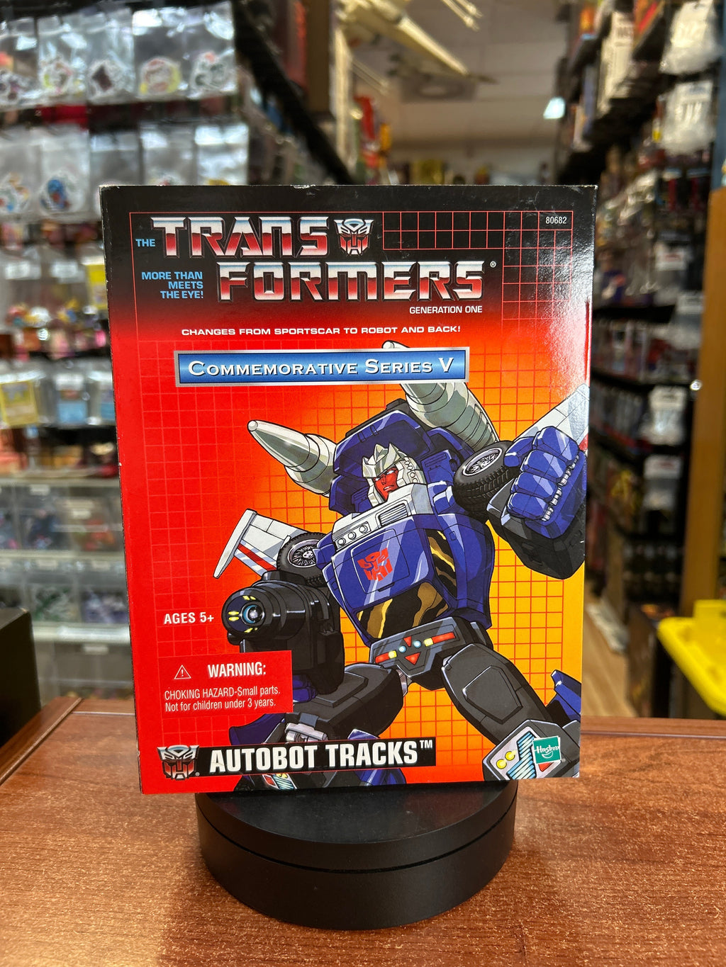 Tracks (Vintage Transformers Commemorative Series, Hasbro) **SEALED** product image 1, provided for visual reference and