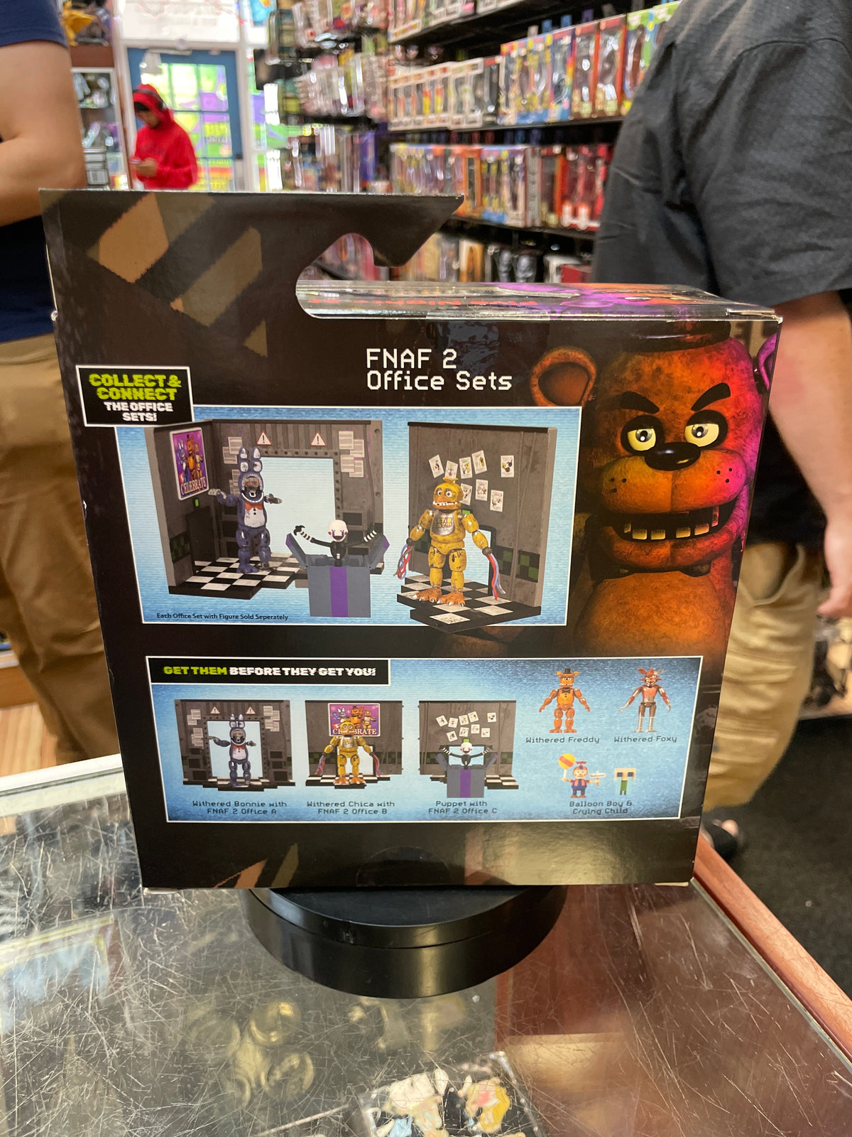Puppet with Office (Five Nights at Freddys,Jazwares) **SEALED** product image 3, provided for visual reference and product
