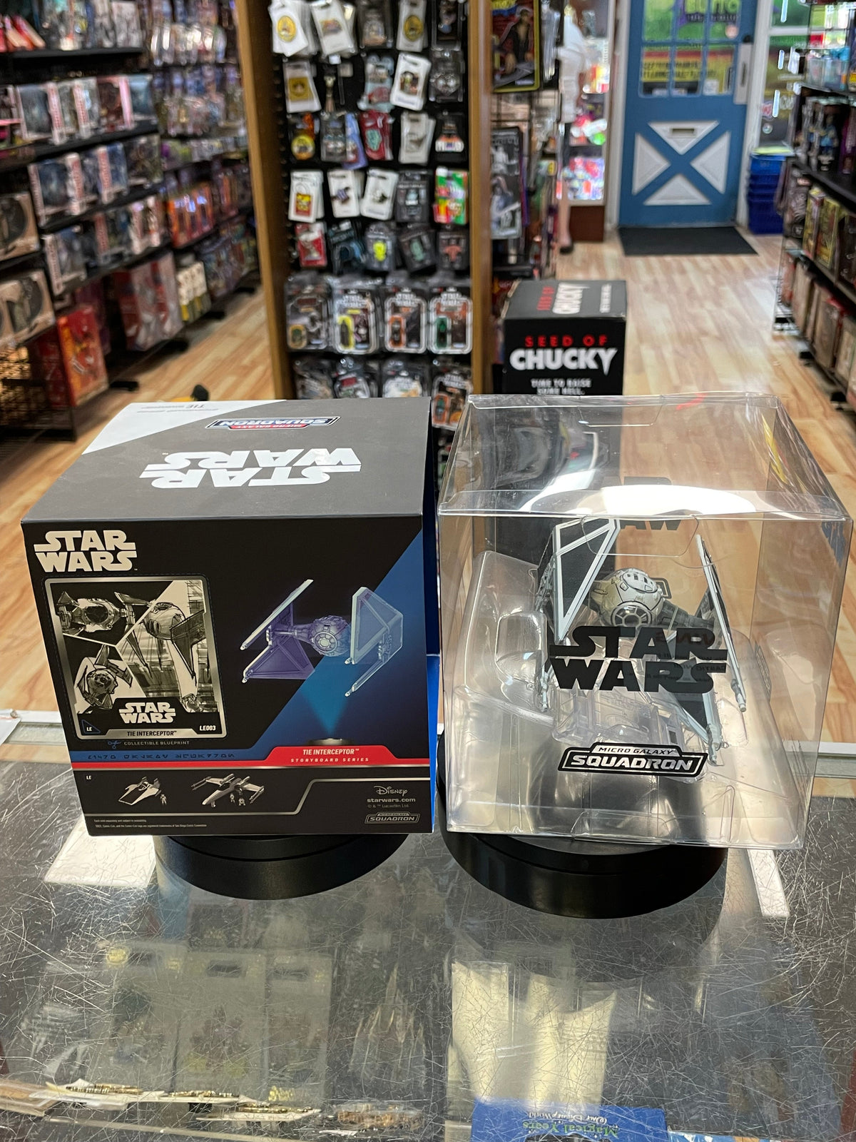 Storyboard Tie Interceptor-SDCC 2023- 1/500 (Star Wars Micro Galaxy Squadron, Jazwares) **SEALED** product image 2, provided