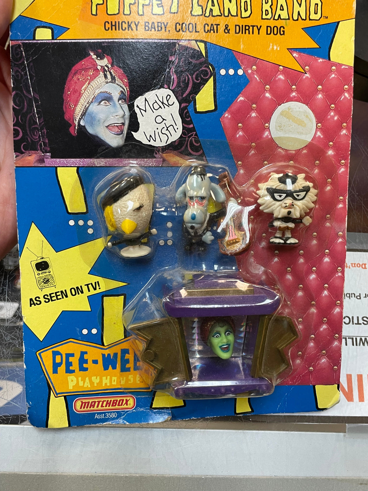 Jambi the Genie & Puppet Band (Vintage Pee-Wee’s Playhouse, Matchbox) product image 6, provided for visual reference and