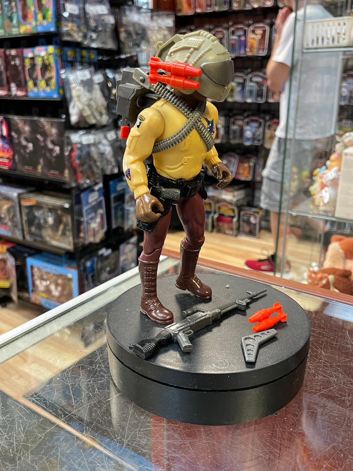 Turbo Eddie Hayes (Vintage Rambo, Coleco) **COMPLETE** product image 2, provided for visual reference and product detail