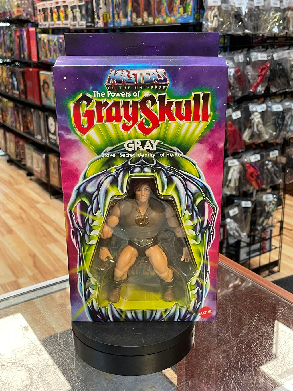Gray (MOTU Origins, Mattel) **SEALED** product image 1, provided for visual reference and product detail review