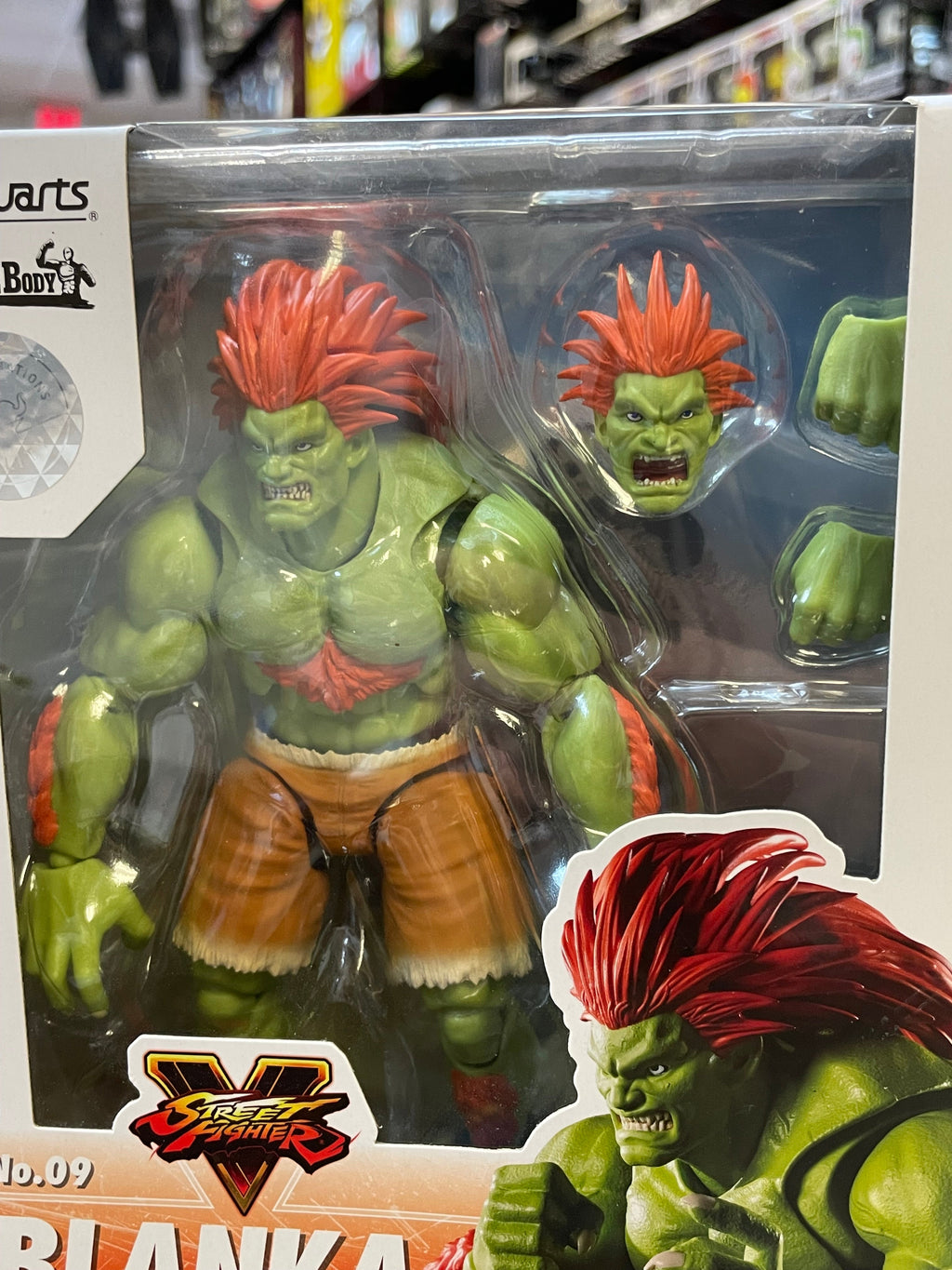 Blanka No.09 (Street Fighter, Bandai SH Figuarts) SEALED product image 5, provided for visual reference and product detail