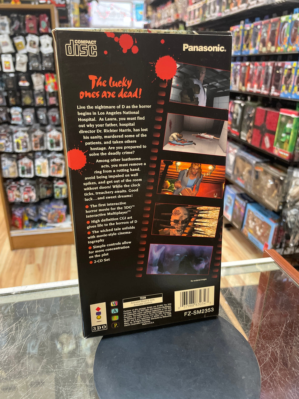D 2Disc -Long Box- (Panasonic 3DO, Vintage Video Games) **COMPLETE** product image 10, provided for visual reference and