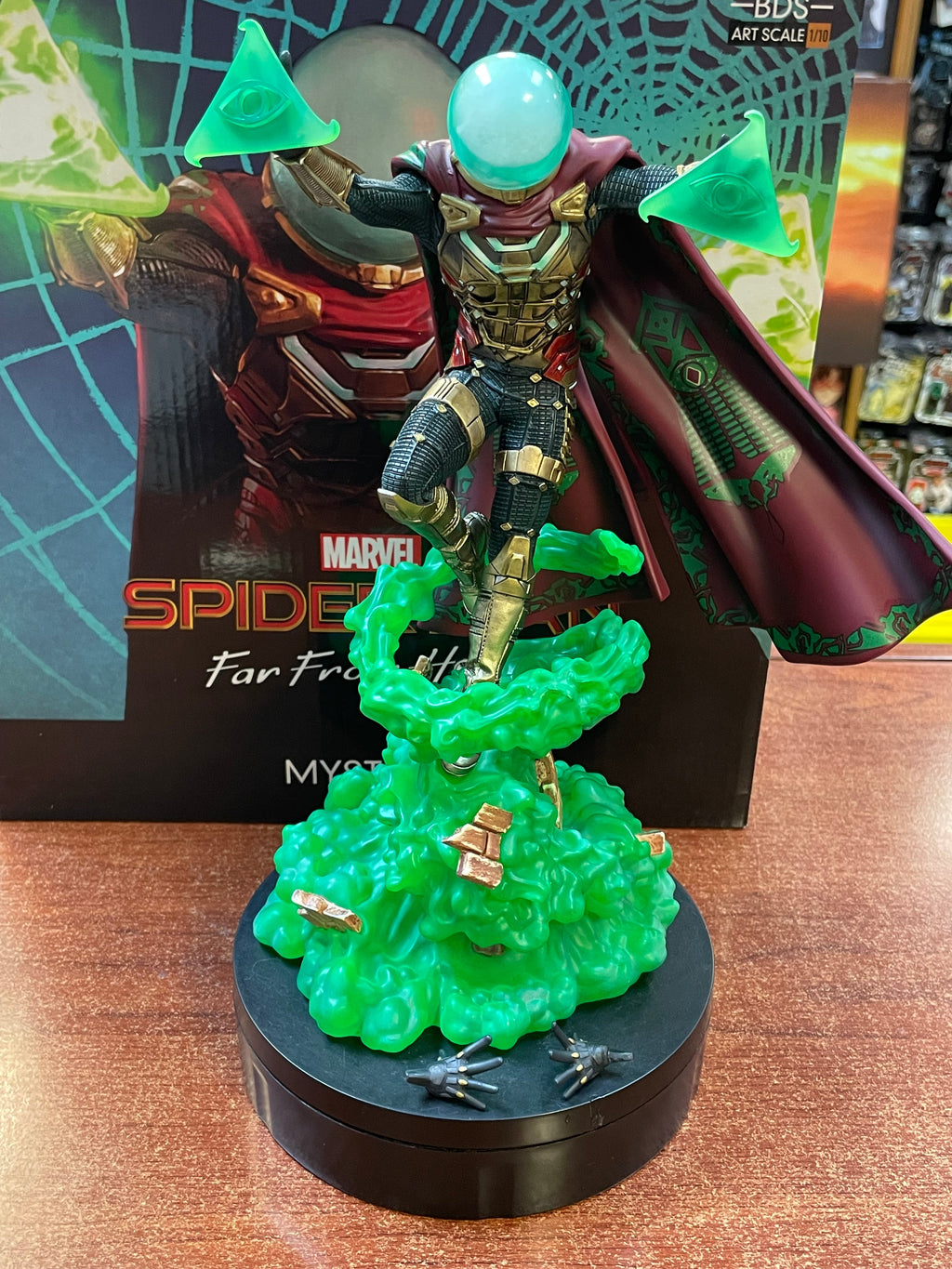 Mysterio BDS Art Scale 1/10 (Marvel Spider-Man Far From Home, Iron Studios) COMPLETE product image 11, provided for visual