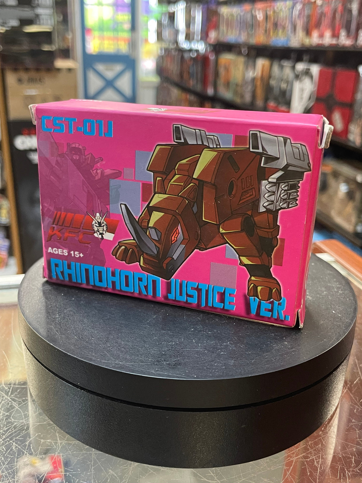 CST-01J Rhinohorn Justice Cassette (Transformers KO, KFCTOYS) COMPLETE product image 7, provided for visual reference and