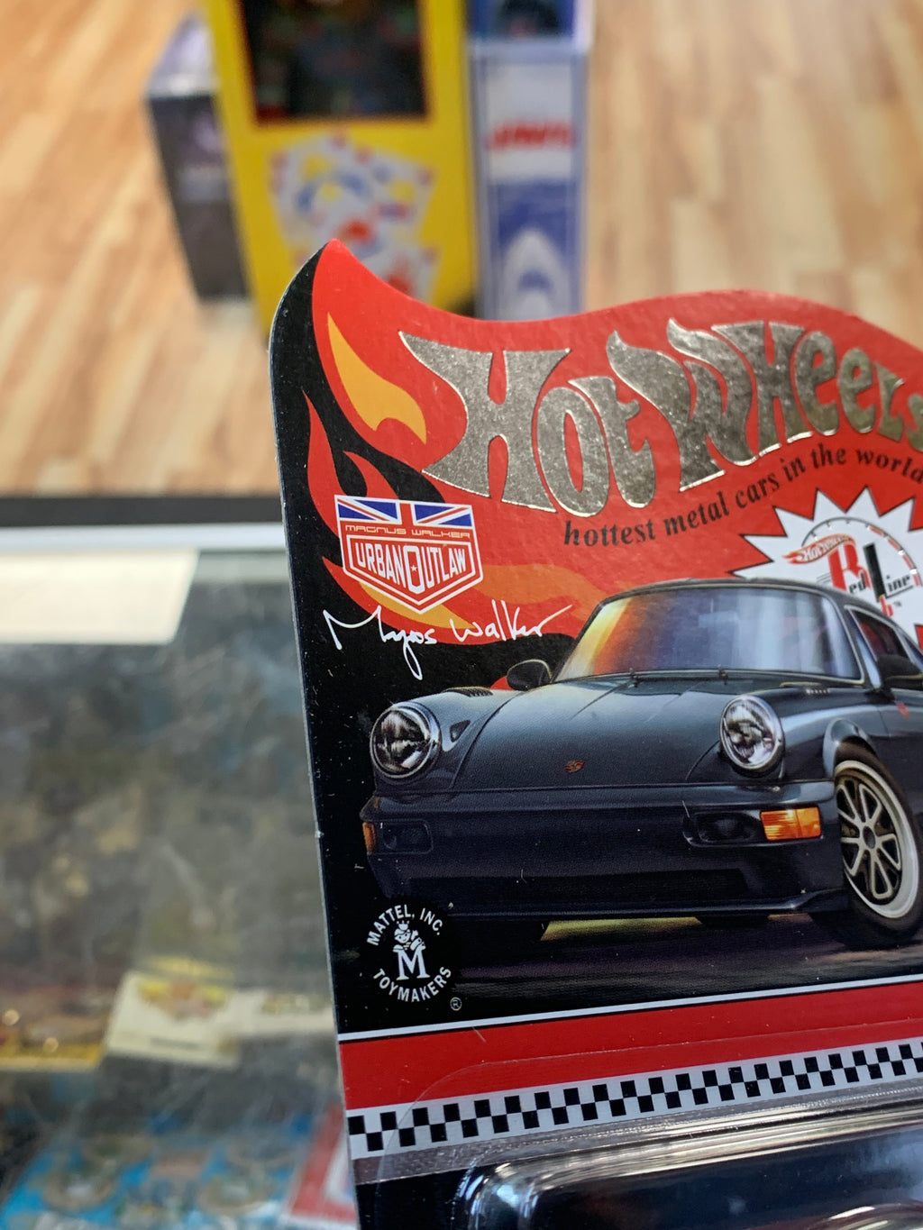 Porsche 964 Black RLC (Hot Wheels Red Line Club, Mattel) SEALED product image 7, provided for visual reference and product