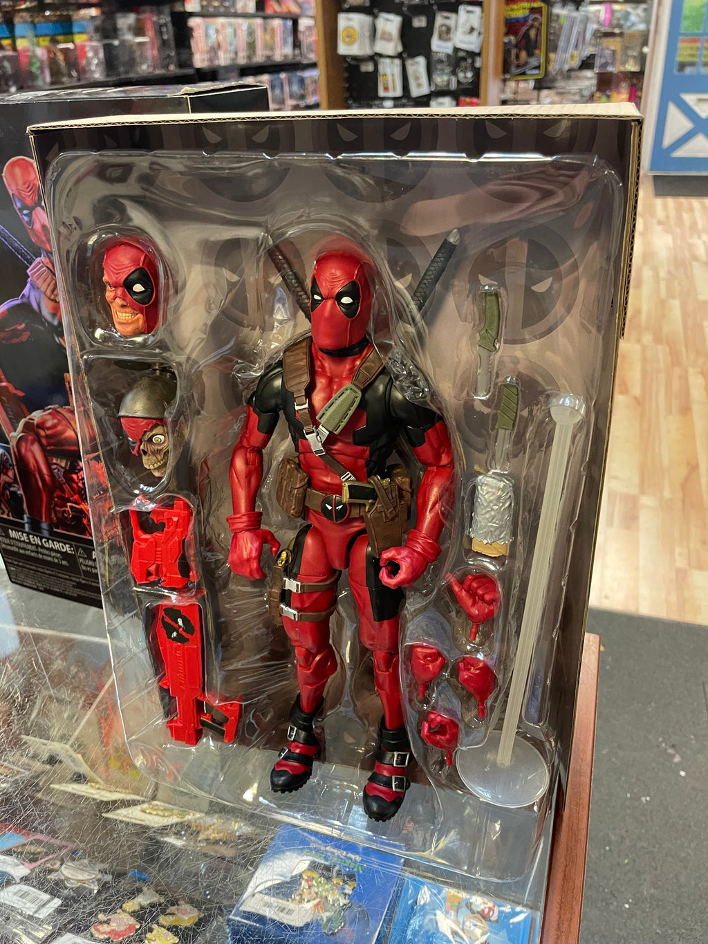 Deadpool -Deluxe 12"- (Marvel Legends, Hasbro) **COMPLETE** product image 3, provided for visual reference and product