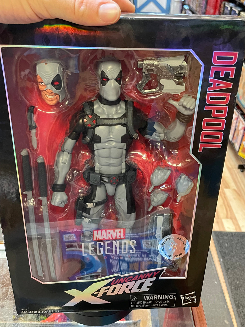 X-Force Deadpool -Deluxe- (Marvel Legends, Hasbro) **SEALED** product image 4, provided for visual reference and product