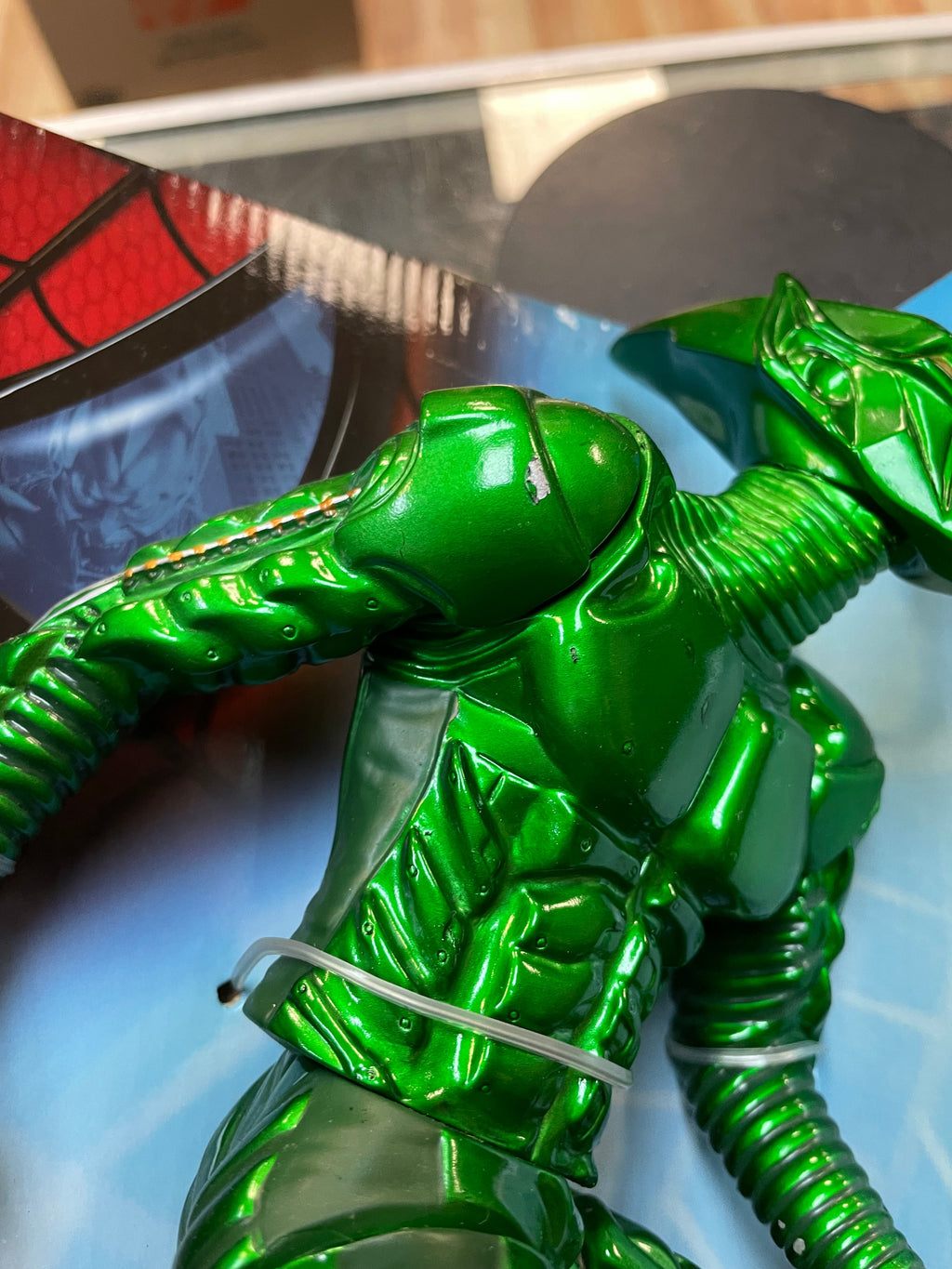 Green Goblin 12” Poseable Figure (Vintage Spider-Man, Toy Biz) SEALED product image 7, provided for visual reference and