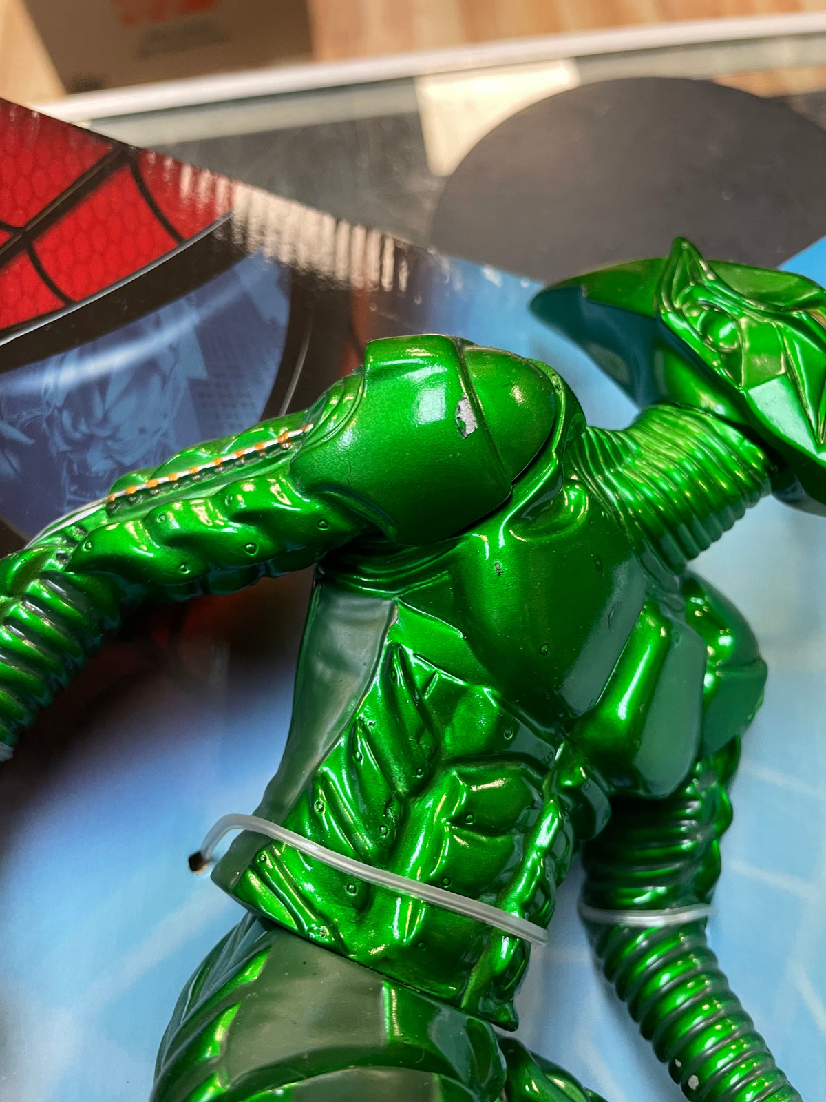 Green Goblin 12” Poseable Figure (Vintage Spider-Man, Toy Biz) SEALED product image 7, provided for visual reference and