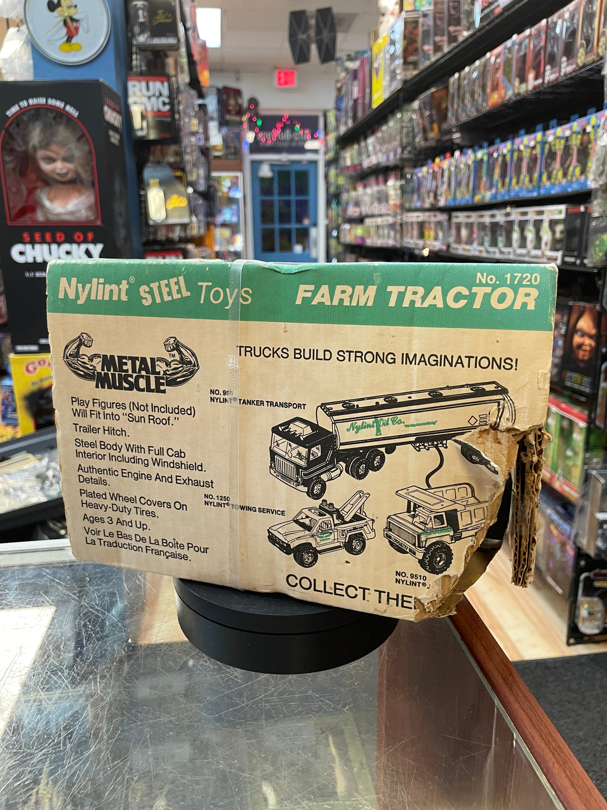 Farm Tractor Steel Tough (Vintage NYLint, Vintage Metal Muscle) Boxed product image 7, provided for visual reference and