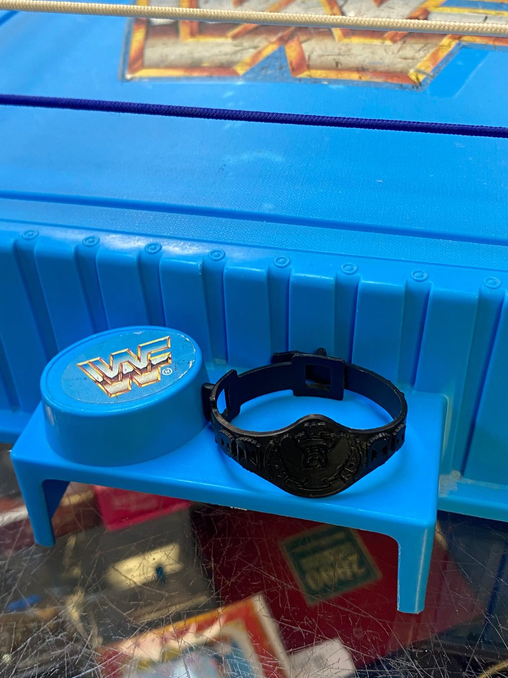 WWF Hasbro Ring with Flag (Vintage WWF WWE, Hasbro) product image 2, provided for visual reference and product detail review