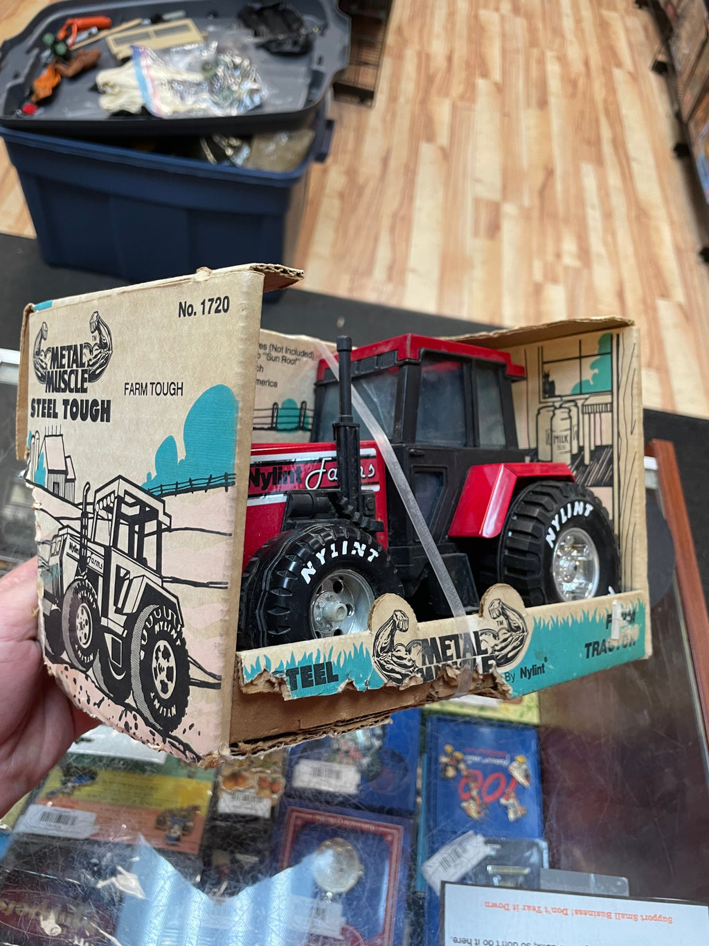 Farm Tractor Steel Tough (Vintage NYLint, Vintage Metal Muscle) Boxed product image 5, provided for visual reference and