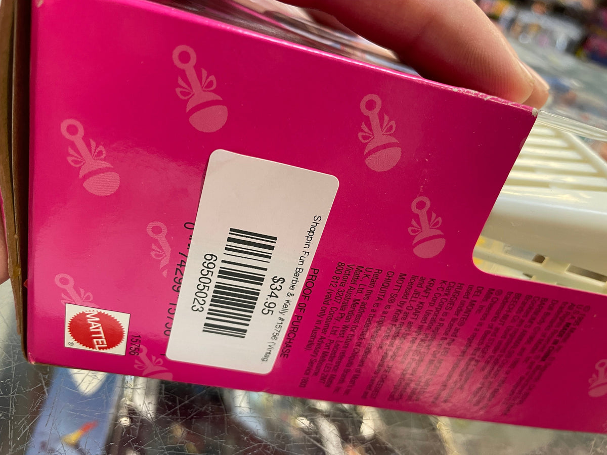 Shoppin Fun Barbie & Kelly #15756 (Vintage Barbie, Mattel) **SEALED** product image 18, provided for visual reference and
