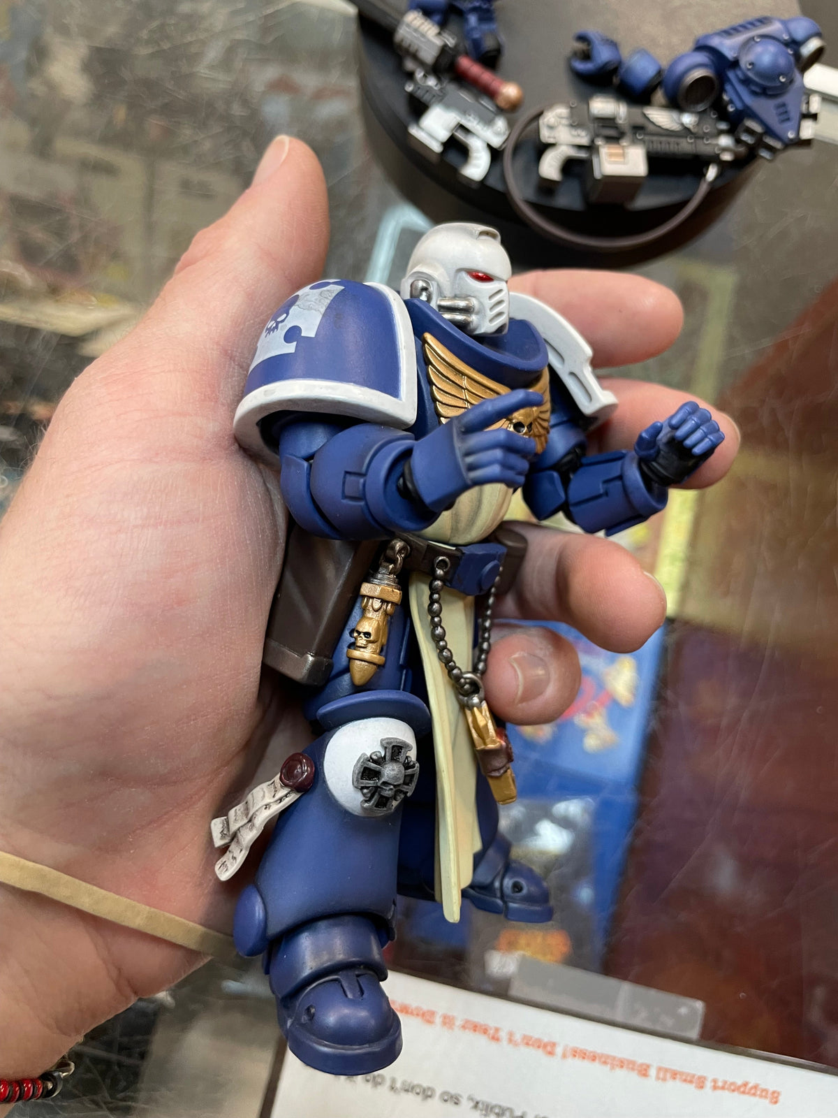 Ultramarines Sternguard Veteran (Warhammer 40K, Joytoy) **COMPLETE** product image 10, provided for visual reference and