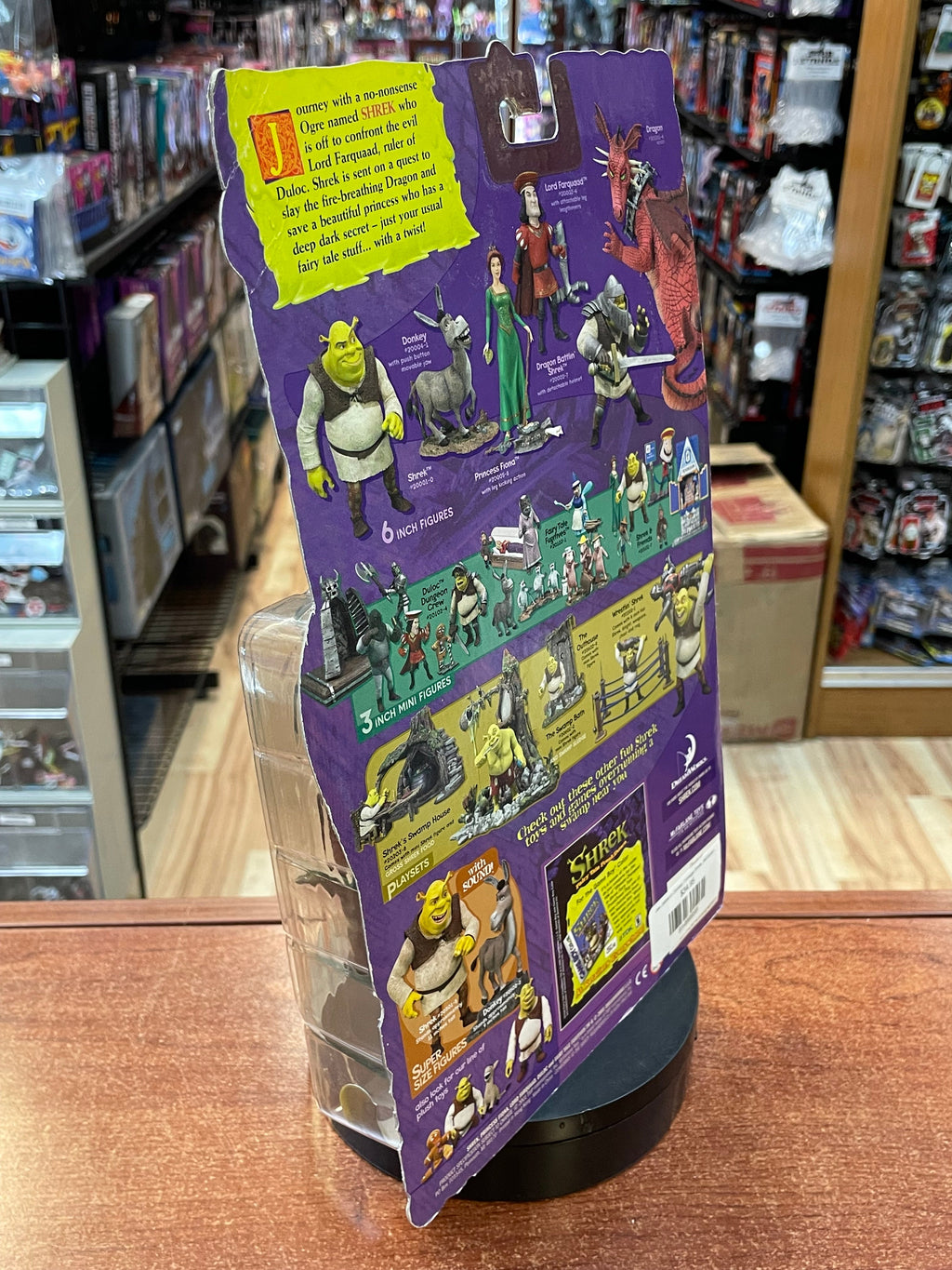 Jaw Jabberin Donkey (Vintage Shrek, McFarlane Toys) **SEALED** product image 6, provided for visual reference and product