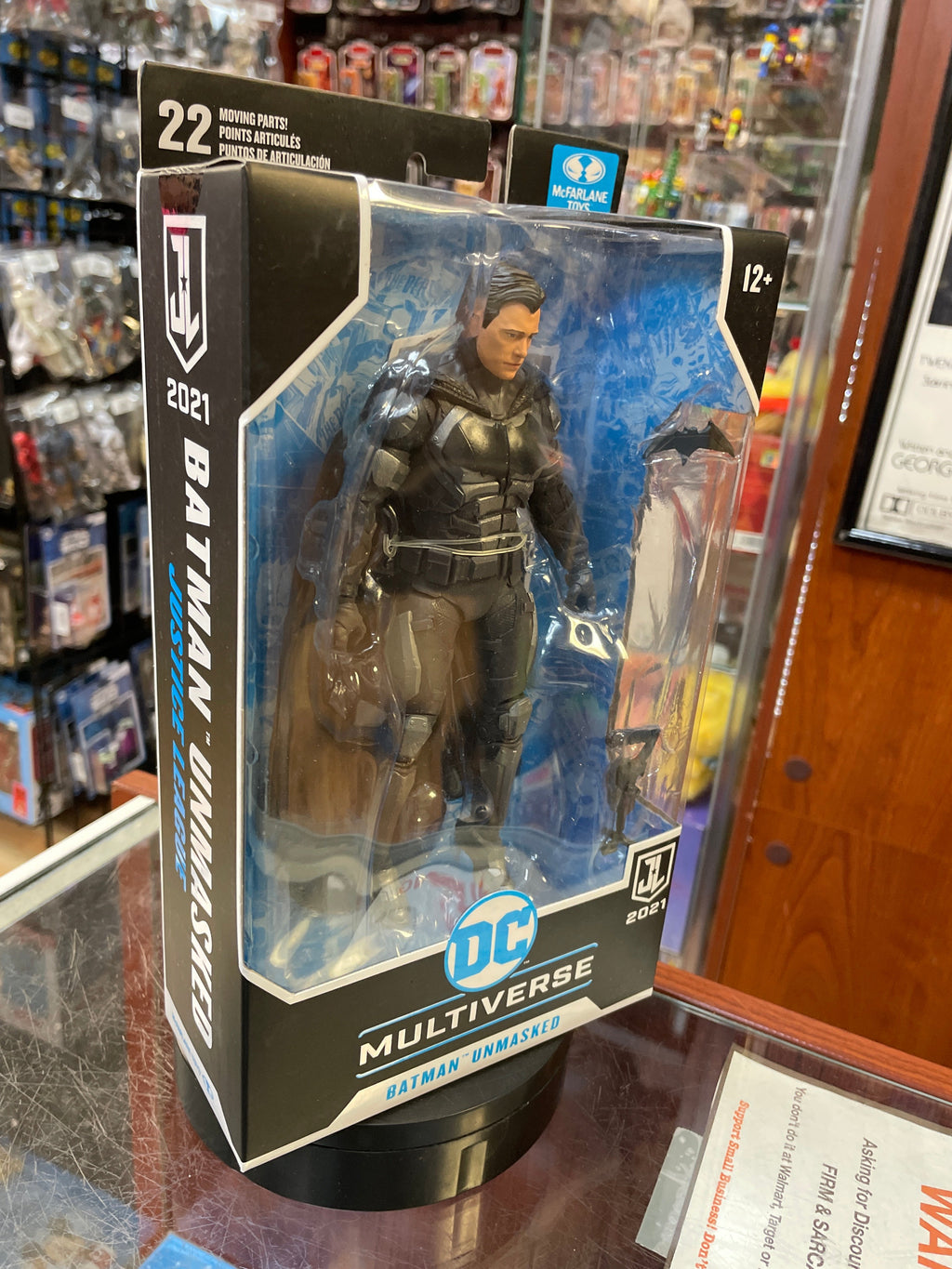 Batman Unmasked (DC Multiverse McFarlane Toys, Batman Justice League) SEALED product image 2, provided for visual reference