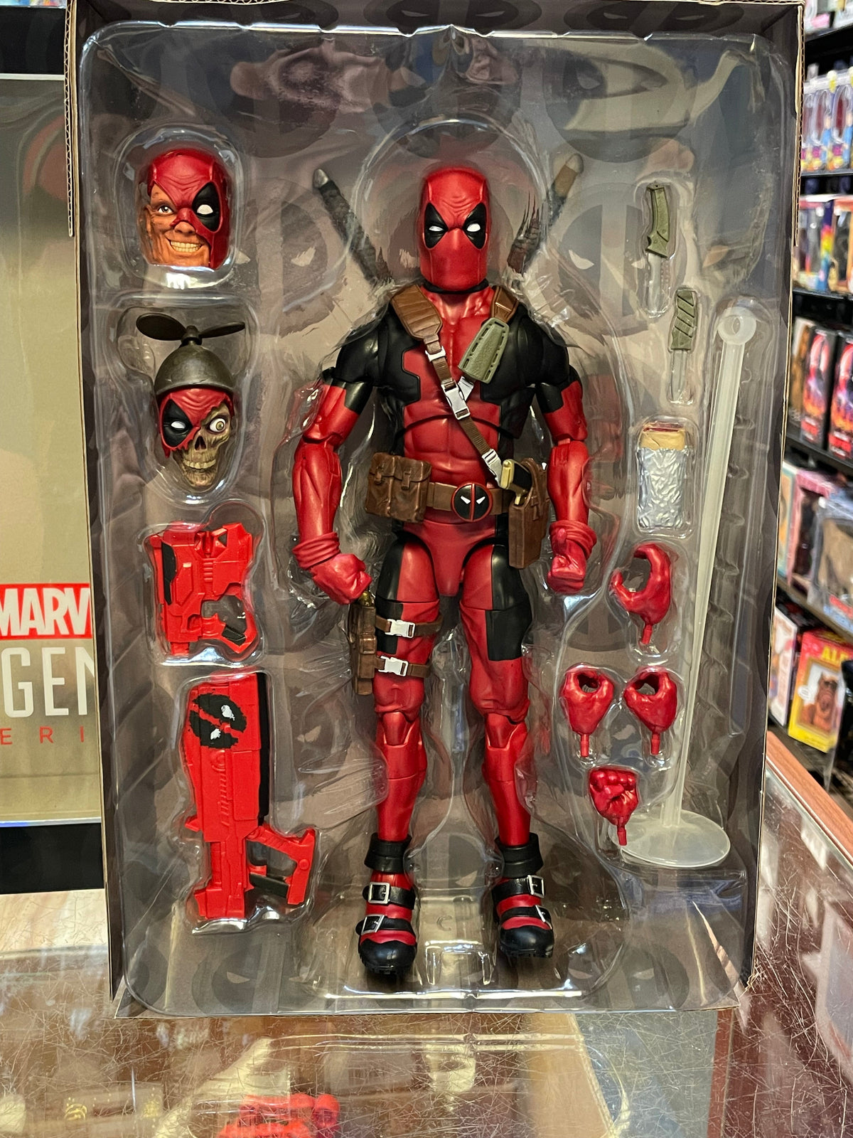 Red Suit Deadpool -Deluxe- (Marvel Legends, Hasbro) **Complete** product image 2, provided for visual reference and product