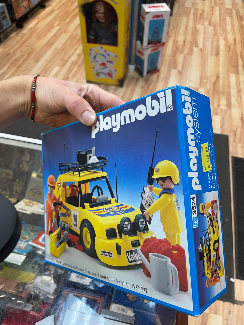 Rally Car 3524 (Vintage Playmobile, Geobra German) SEALED product image 8, provided for visual reference and product detail