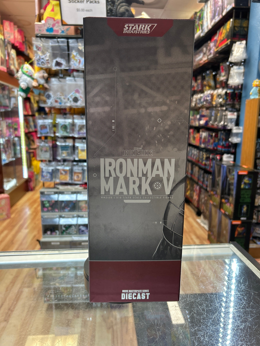 Iron Man Mark V #MMS400 (Hot Toys, Marvel) **COMPLETE** product image 8, provided for visual reference and product detail