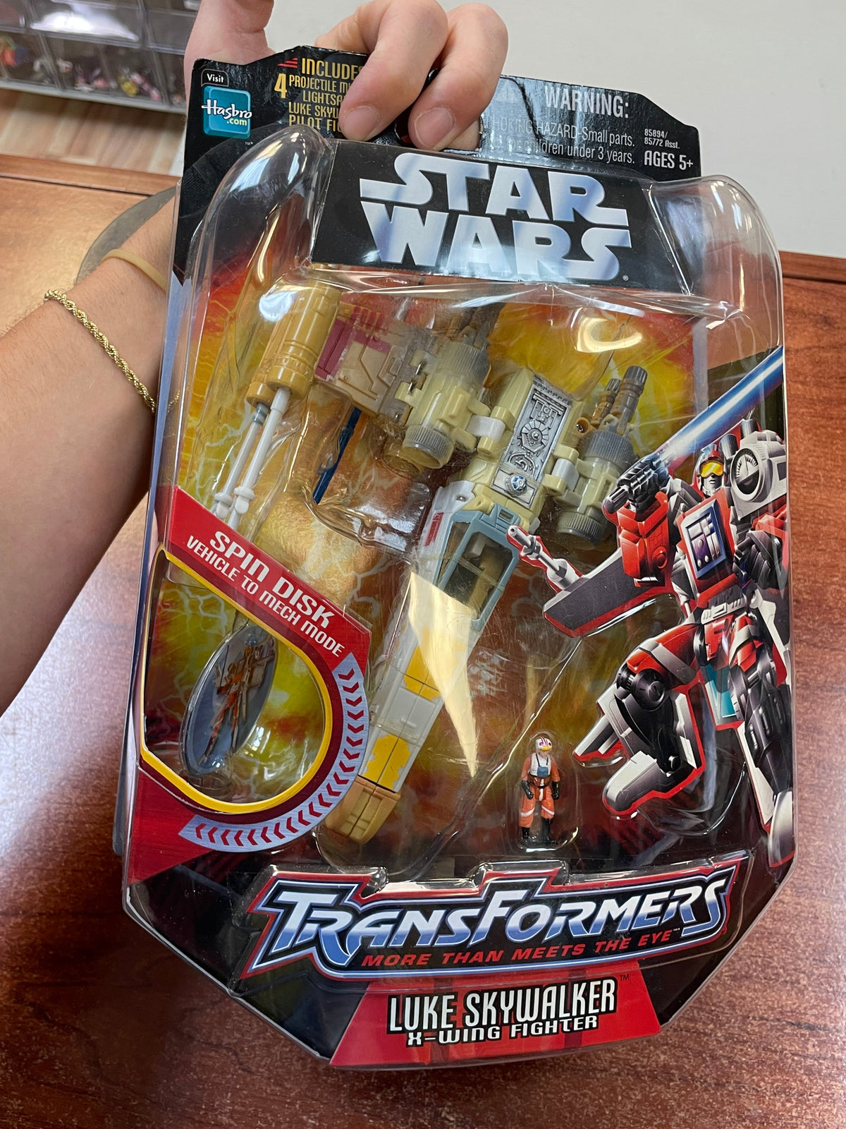 Luke Skywalker X-Wingfighter (Transformers Star Wars, Hasbro) SEALED product image 4, provided for visual reference and
