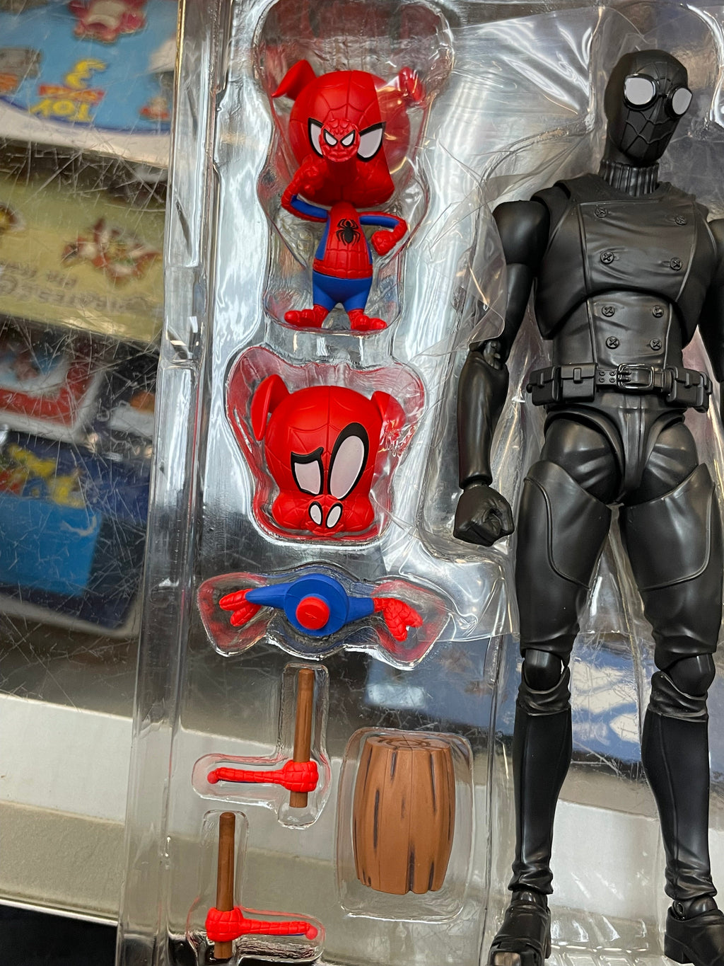 Spider Noir & Spider-Ham (SH Figuarts Bandai, Across the Spider-Verse) *COMPLETE* product image 9, provided for visual