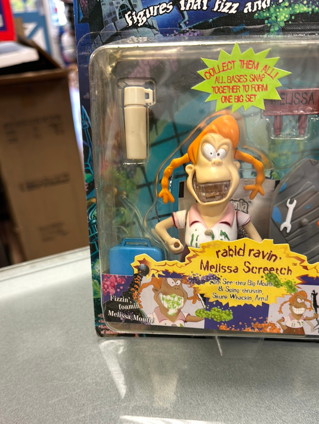 Rabid Ravin Melissa Screetch (Vintage Toonsylvania, Toy Island) SEALED product image 5, provided for visual reference and