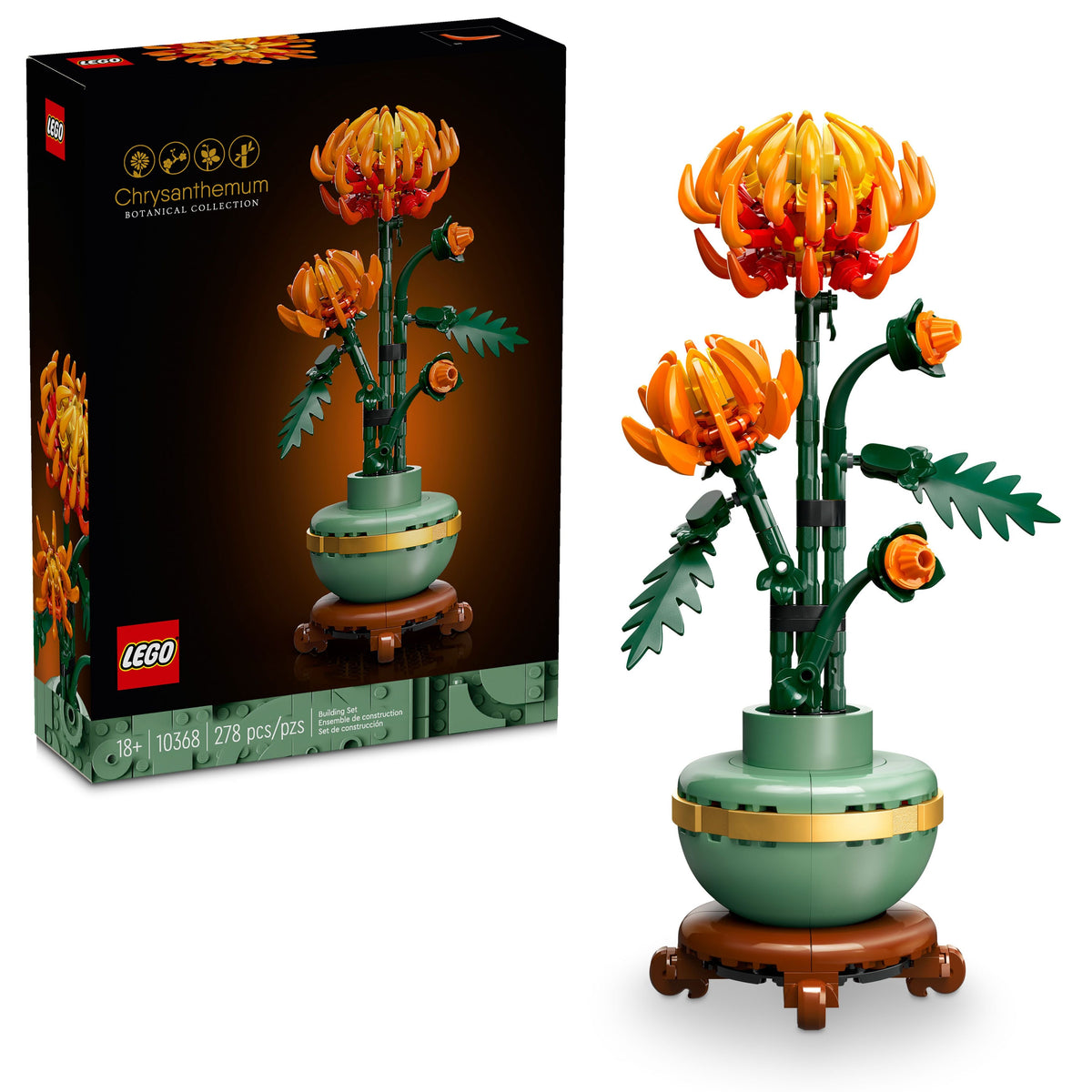 10368 LEGO Botanical Chrysanthemum Flower product image 2, provided for visual reference and product detail review