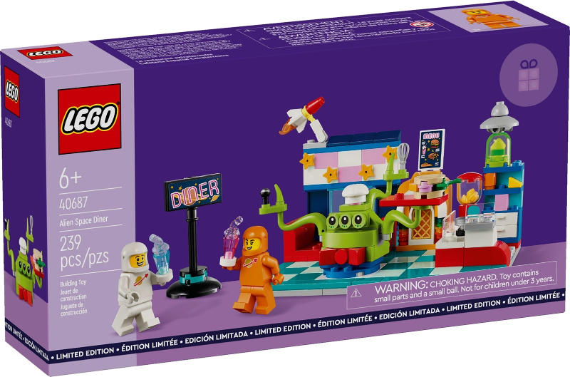 40687 Alien Space Diner (Retired) (New Sealed) product image 1, provided for visual reference and product detail review