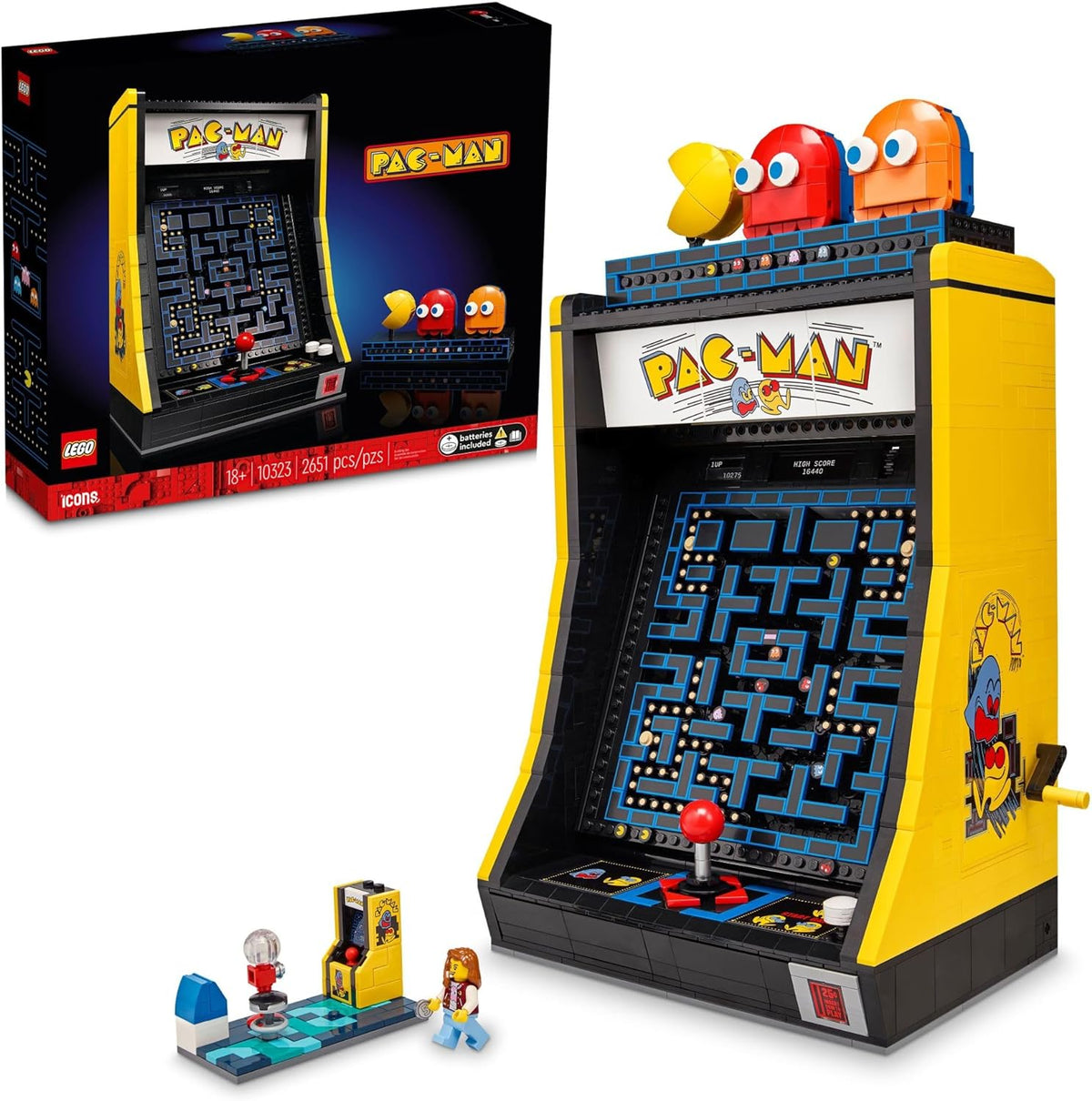 10323 LEGO Icons: PAC-MAN Arcade product image 1, provided for visual reference and product detail review