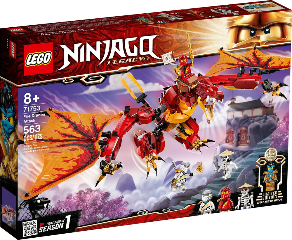 71753 Fire Dragon Attack (Retired) (New Sealed)