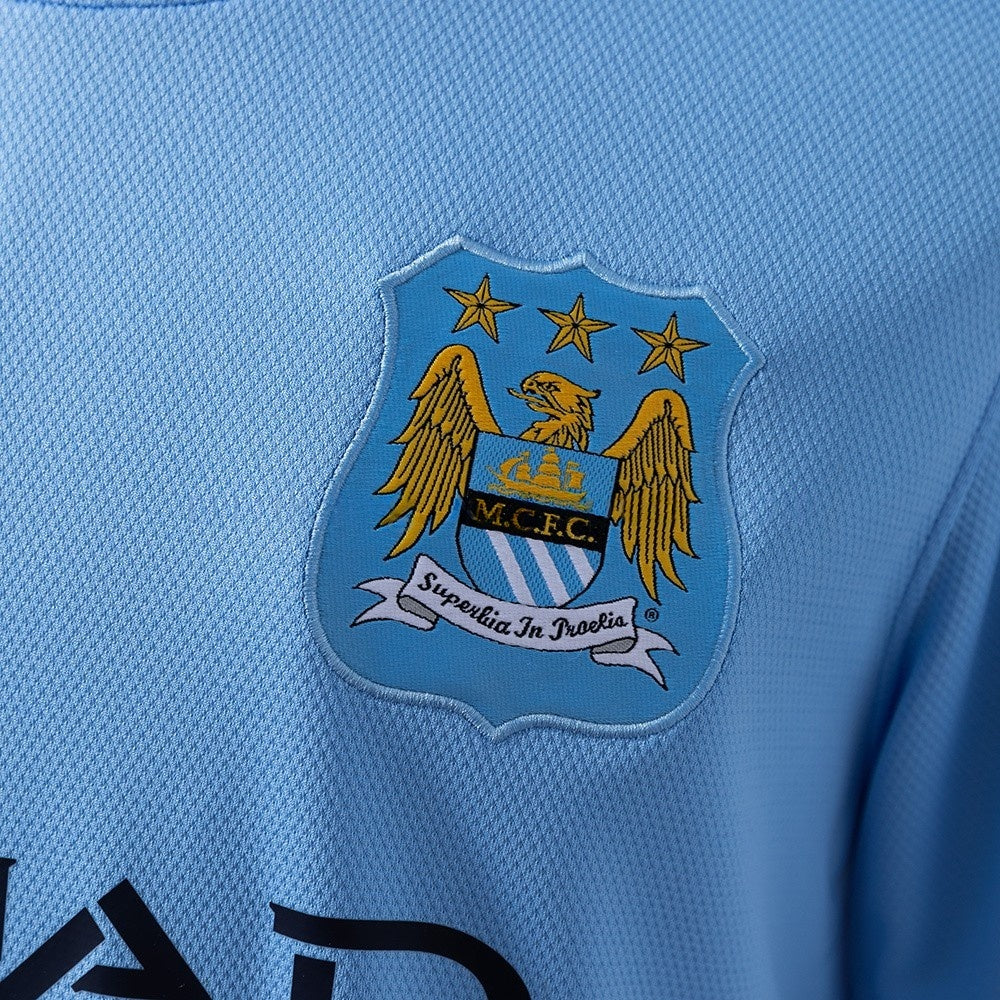 Manchester City Jersey 2013-14 Home Retro Football Kit product image 5