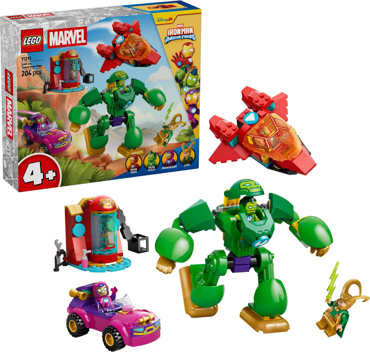 11211 Loki vs. Team Iron Man product image 1, provided for visual reference and product detail review