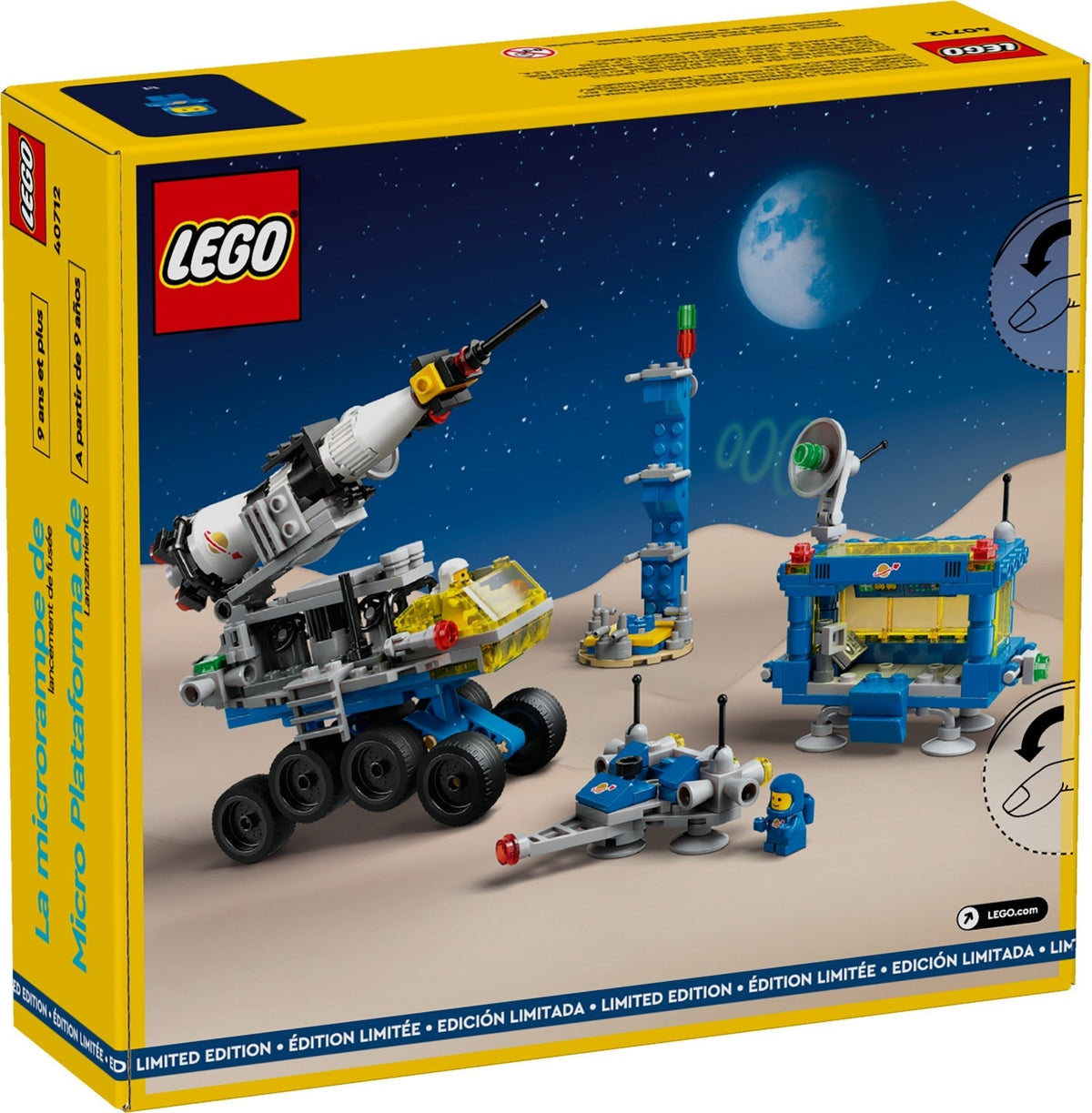 40712 LEGO Space: Micro Rocket Launchpad (Retired) (New Sealed) product image 3, provided for visual reference and product