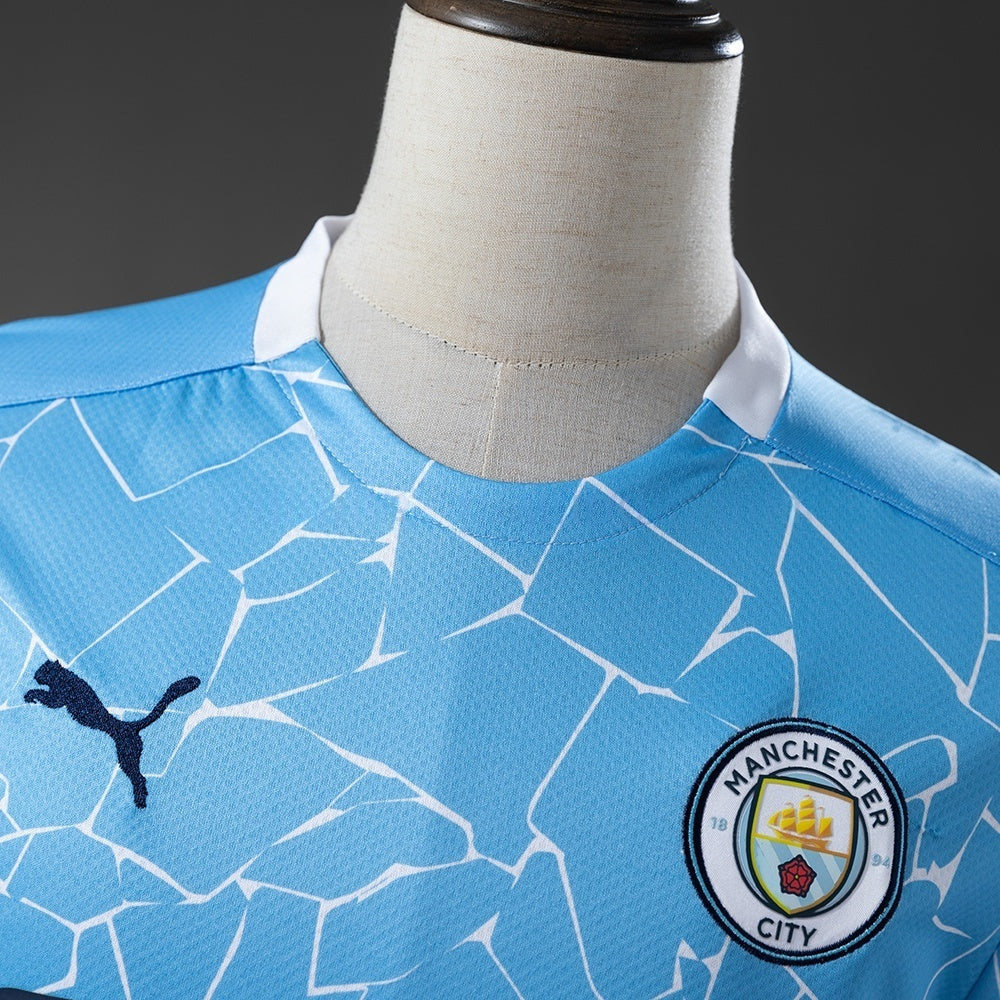 Manchester City Home Jersey 2020-21 Retro Football Kit product image 9