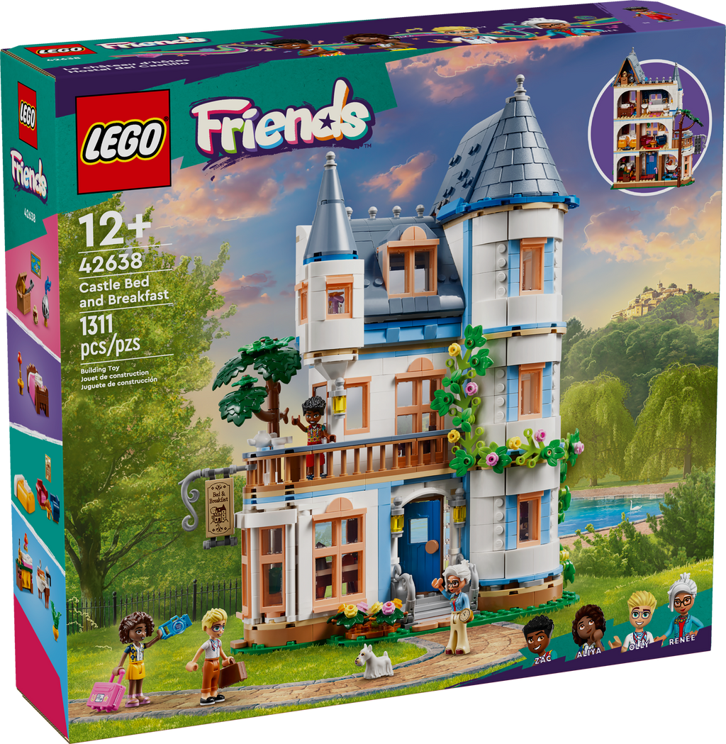 42638 LEGO Friends: Castle Bed and Breakfast product image 3, provided for visual reference and product detail review