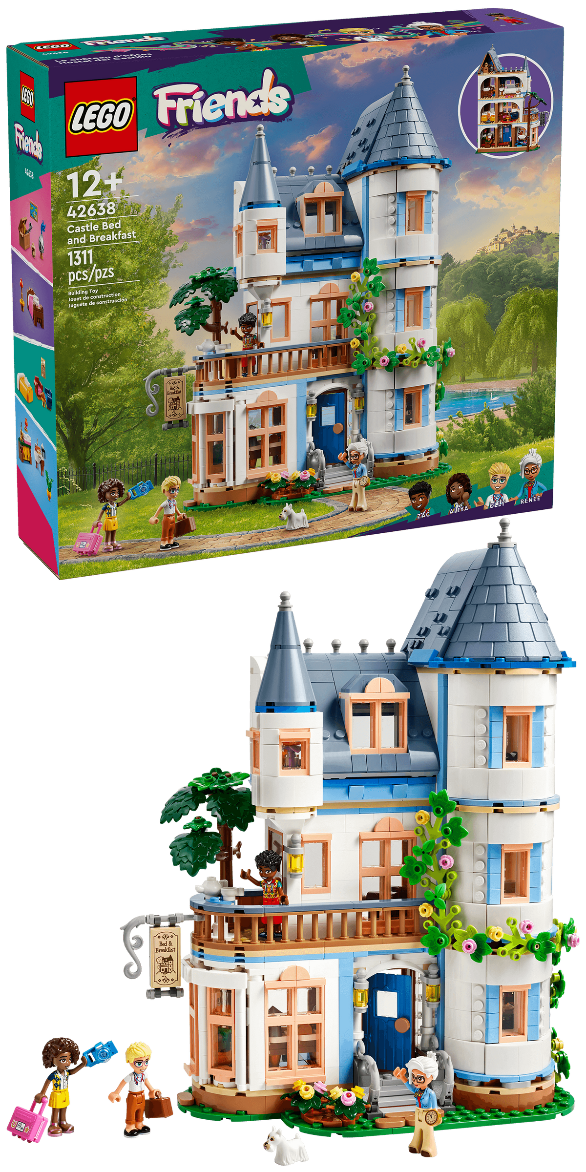 42638 LEGO Friends: Castle Bed and Breakfast product image 2, provided for visual reference and product detail review