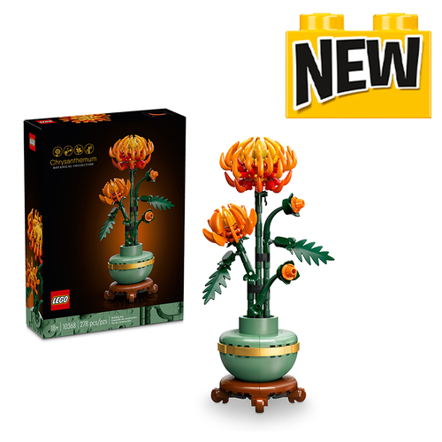 10368 LEGO Botanical Chrysanthemum Flower product image 1, provided for visual reference and product detail review