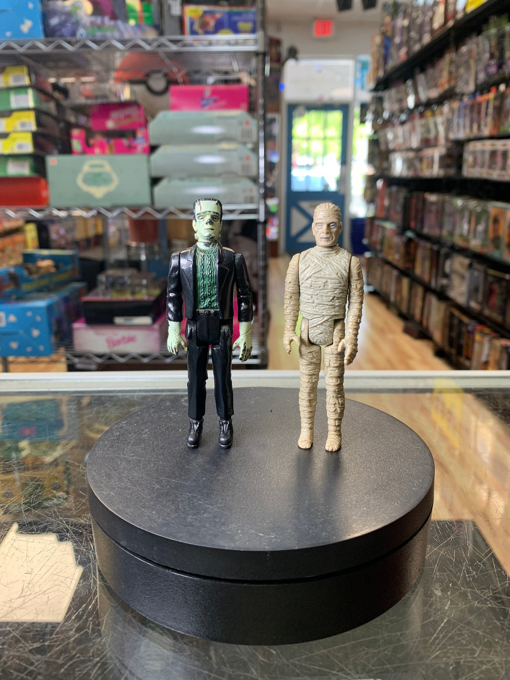 Frankenstein & Mummy (Vintage Universal Monster, Remco)**LOOSE** product image 1, provided for visual reference and product