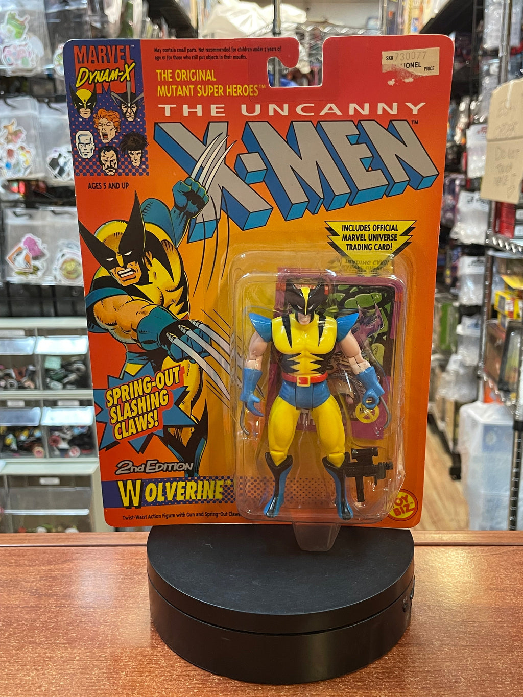 Wolverine 2nd Edition (Vintage Marvel, X-Men, Toy Biz) SEALED product image 1, provided for visual reference and product