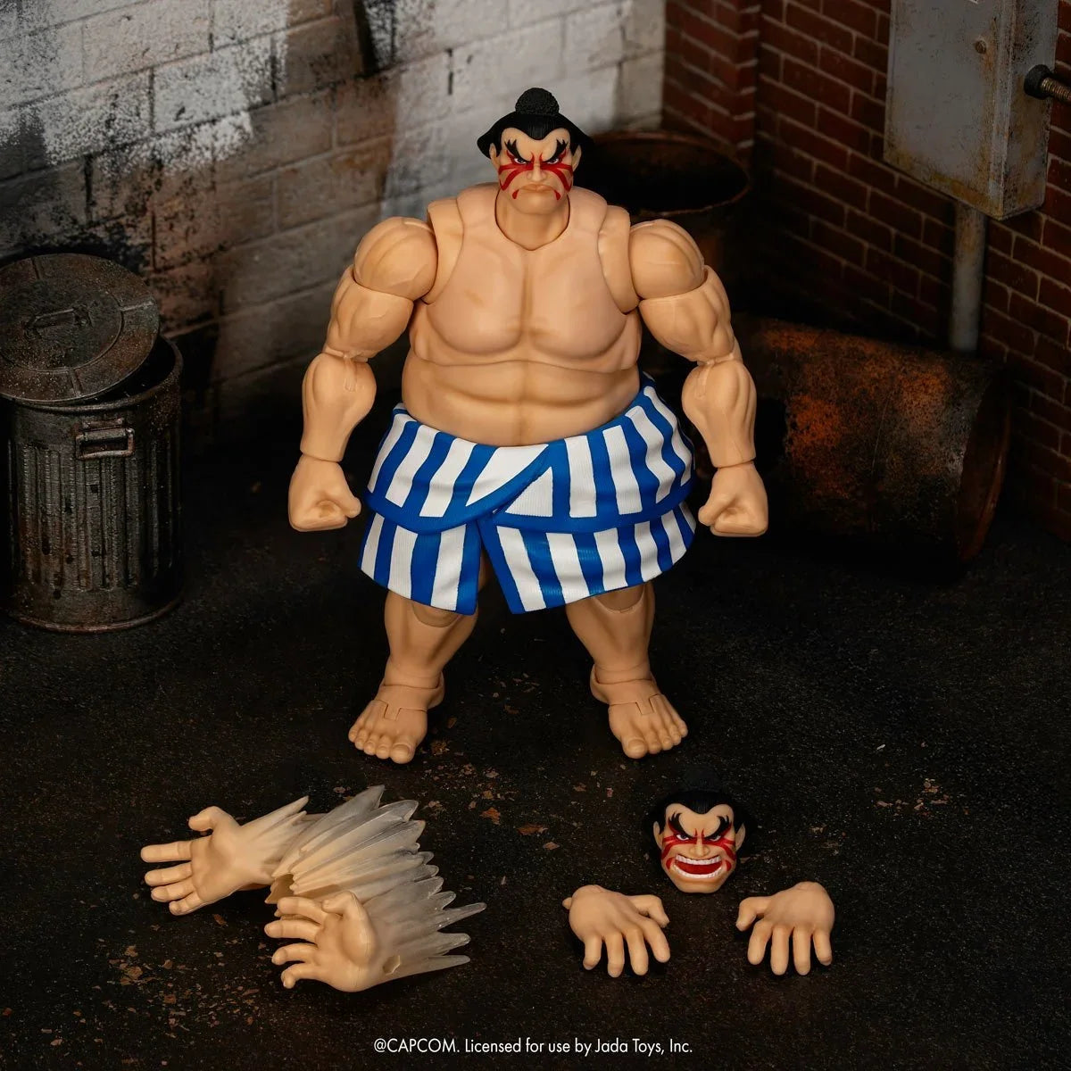 E. Honda (Street Fighter II, Jada Toys) SEALED product image 2, provided for visual reference and product detail review