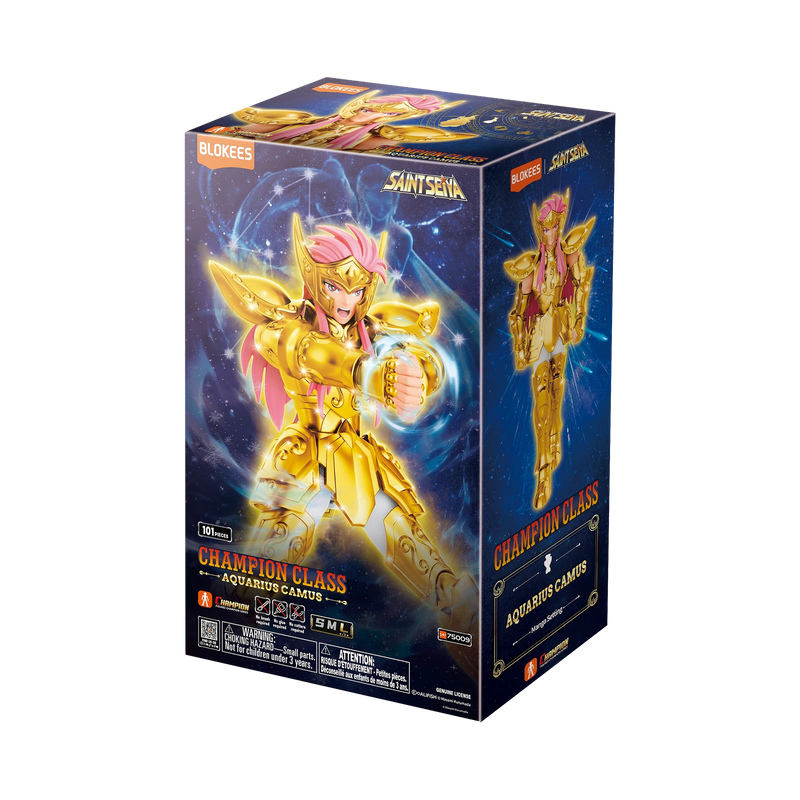 Aquarius Camus Champions (Saint Seiya, Blokees) SEALED product image 1, provided for visual reference and product detail