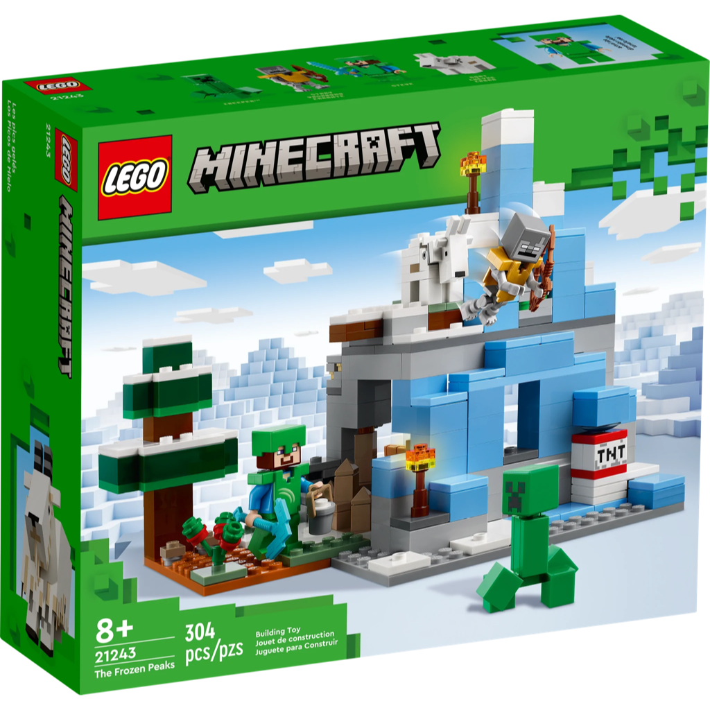 21243 LEGO Minecraft: The Frozen Peaks (Certified Complete) product image 2, provided for visual reference and product