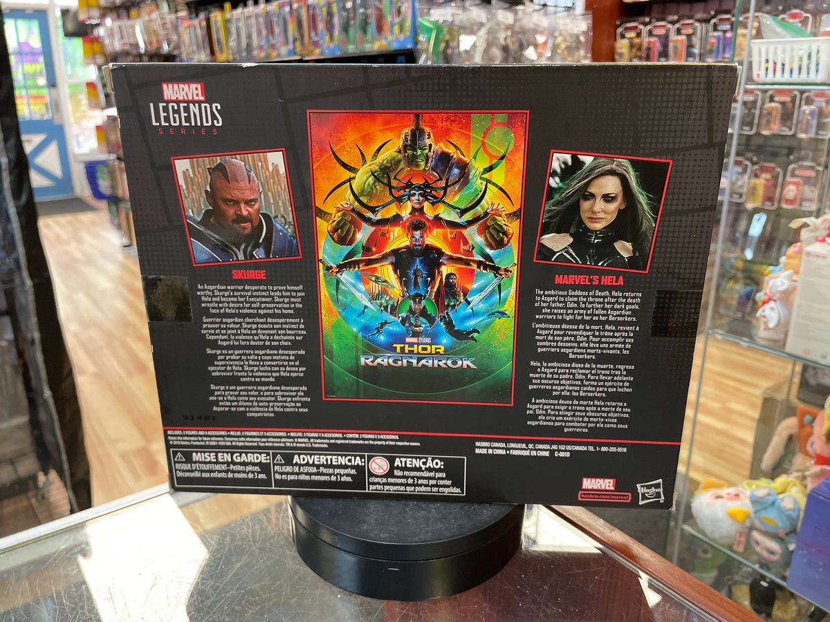 Skurge Marvel’s Hela 2 Pack (Thor Ragnarok, Marvel Legends, Hasbro) SEALED product image 2, provided for visual reference