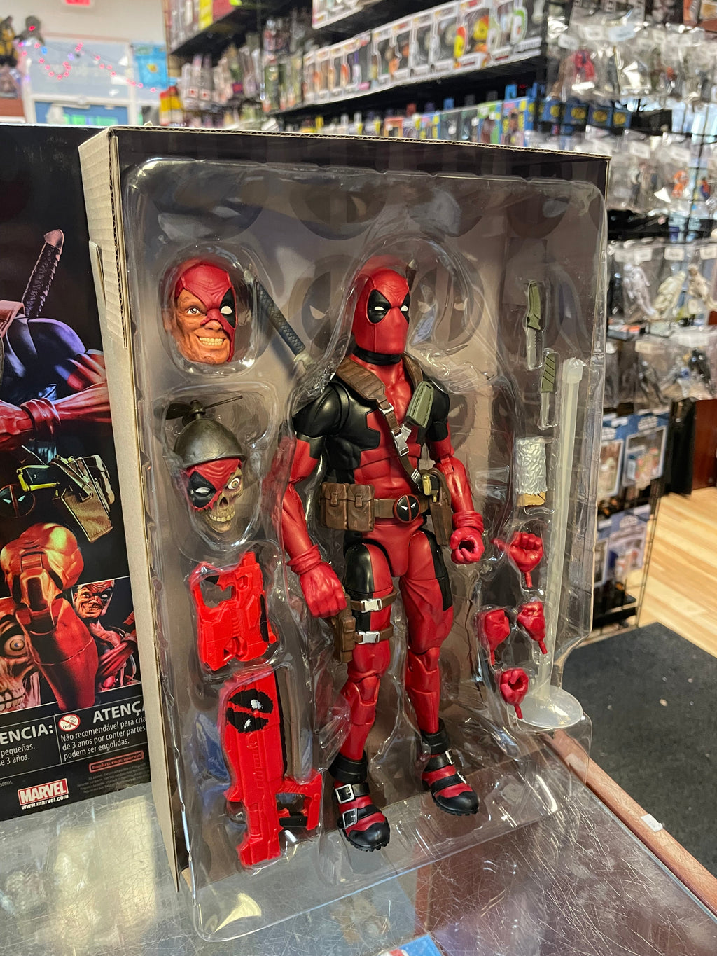 Deadpool -Deluxe 12"- (Marvel Legends, Hasbro) **COMPLETE** product image 4, provided for visual reference and product