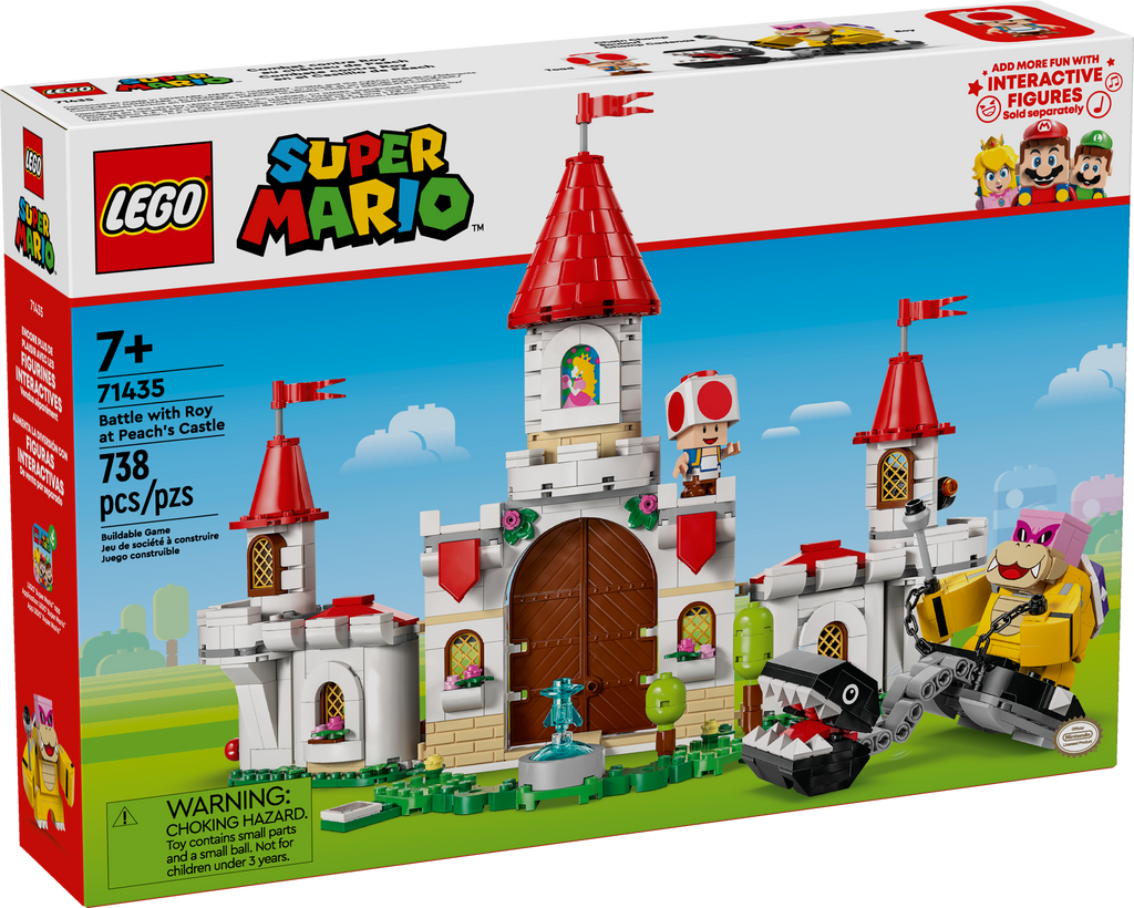 71435 Battle with Roy at Peach's Castle (Retired) (New Sealed) product image 2, provided for visual reference and product
